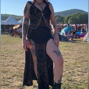 Limited edition Noralina Freedom double slit dress - Size M, does run small